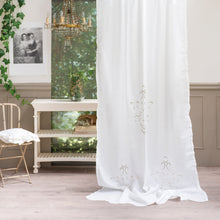 Carica l'immagine nel visualizzatore di Gallery, Tenda tendone Blanc Mariclo' serie Affetto bianca 150x290cm.