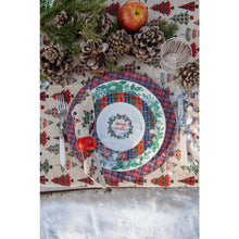 Carica l'immagine nel visualizzatore di Gallery, Piattino Blanc Mariclo' Bordo Tartan Oh Holy Night Collection