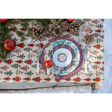 Carica l'immagine nel visualizzatore di Gallery, Piattino Blanc Mariclo' Bordo Tartan Oh Holy Night Collection
