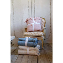 Carica l'immagine nel visualizzatore di Gallery, Trapunta matrimoniale Blanc Mariclo' serie Topazio col. Celeste polvere