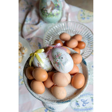 Carica l&#39;immagine nel visualizzatore di Gallery, Decorazione da appendere uovo di Pasqua serie Aminta altezza cm.20 coniglio giallo

