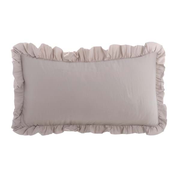 Blanc Mariclo coppia copriguanciali con gala serie Acquarello colore beige