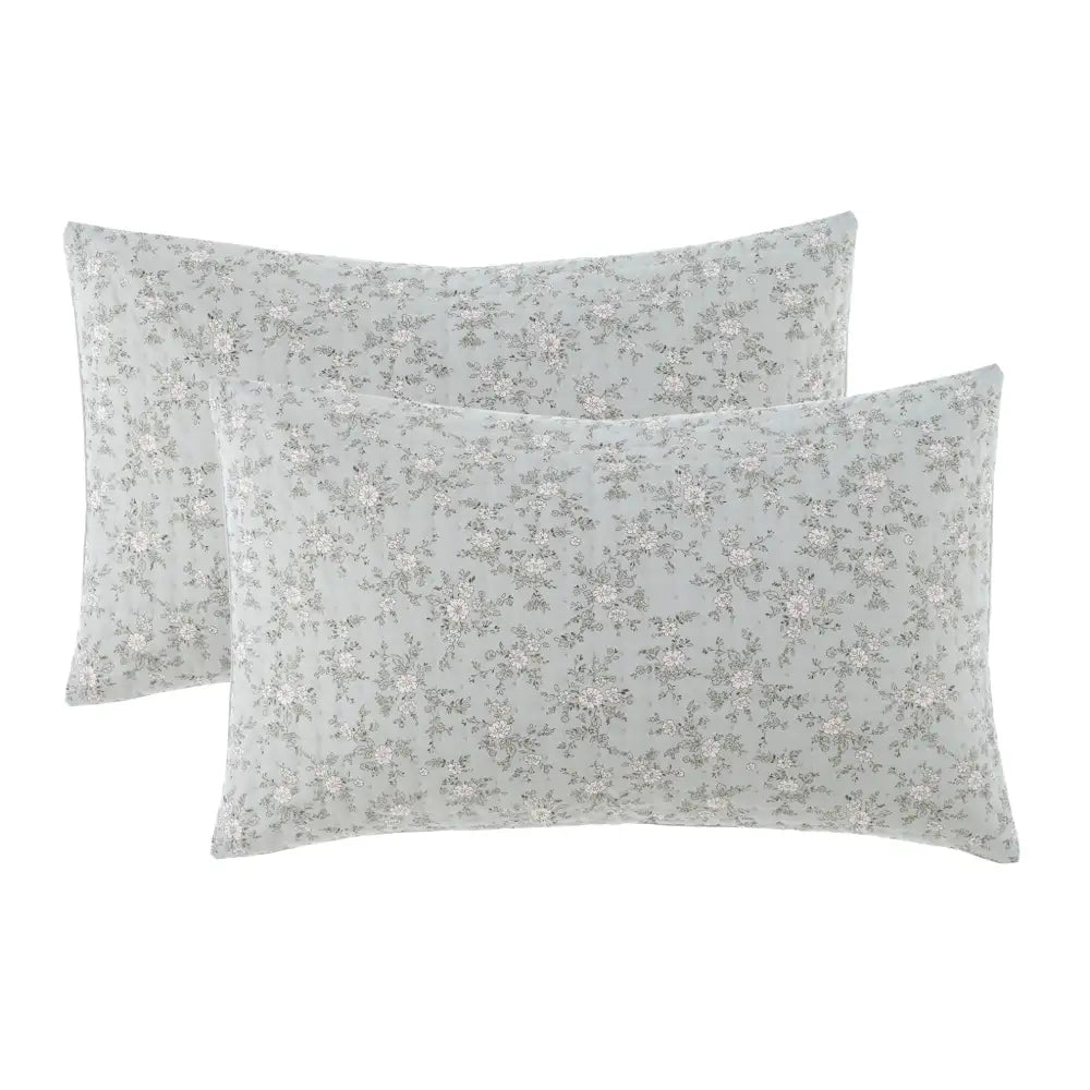 Blanc Mariclò Trapunta Hiver Fleuri con 2 Federe 260×260 cm