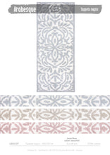 Carica l'immagine nel visualizzatore di Gallery, Tappeto Arabesque cotone 60x150cm.