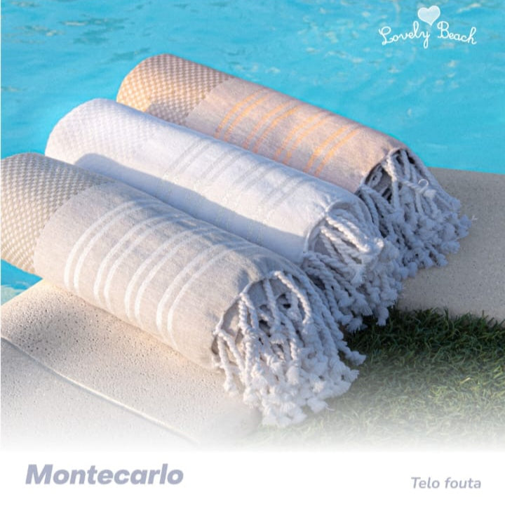 Telo mare fouta cotone 100% collezione Montecarlo