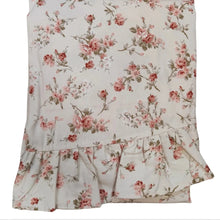 Carica l'immagine nel visualizzatore di Gallery, Tovaglia cotone con volant fantasia floreale tre misure