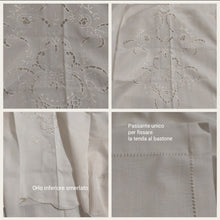 Carica l'immagine nel visualizzatore di Gallery, Tenda tendone Blanc Mariclo' serie Affetto bianca 150x290cm.