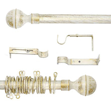 Carica l'immagine nel visualizzatore di Gallery, Bastone tenda shabby chic 160x300cm. L'atelier17 serie Sphere