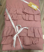 Carica l'immagine nel visualizzatore di Gallery, Completo lenzuola matrimoniale volant cotone L'atelier17 serie Brigitte 5 colori