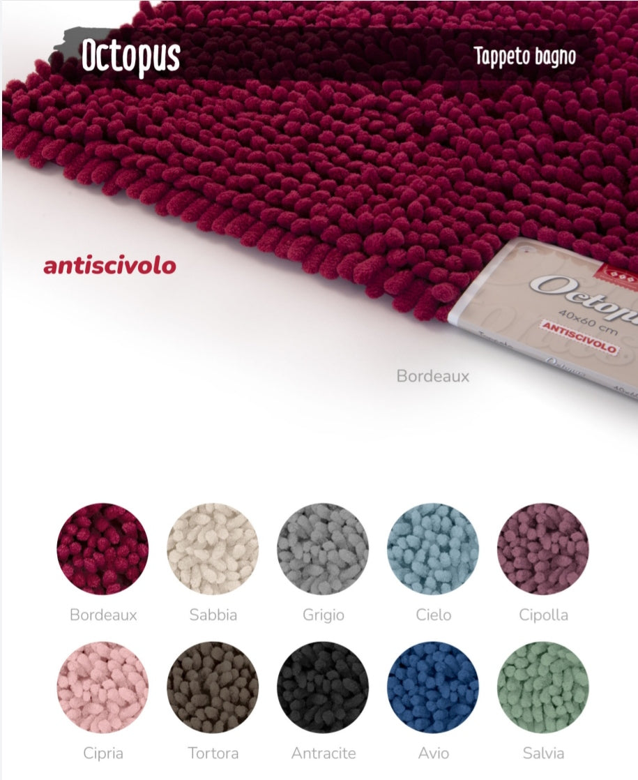 Tappeto doccia con antiscivolo 40x60 cm.