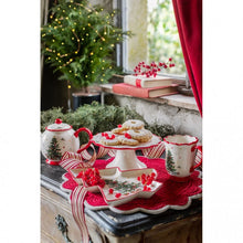 Carica l'immagine nel visualizzatore di Gallery, SET 2 VASSOI CERAMICA ALBERO NATALE BLANC MARICLO'