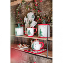 Carica l'immagine nel visualizzatore di Gallery, SET 2 VASSOI CERAMICA ALBERO NATALE BLANC MARICLO'