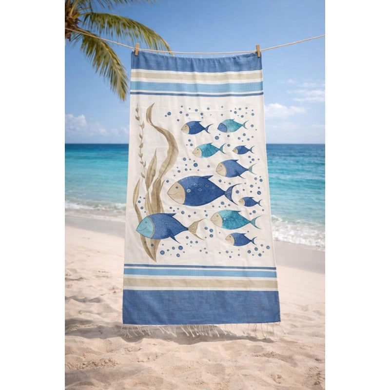 TELO MARE PAREO FOUTA 100X200 cm