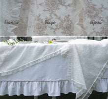 Carica l'immagine nel visualizzatore di Gallery, Runner L’Atelier17 serie Divina tulle ricamato 50x150cm 3 colori