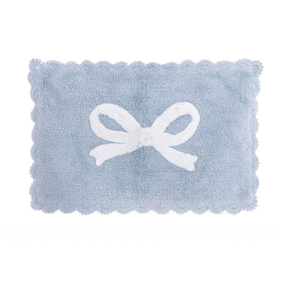 Tappeto Bagno in Cotone con Fiocco 50x80  Blanc Mariclò