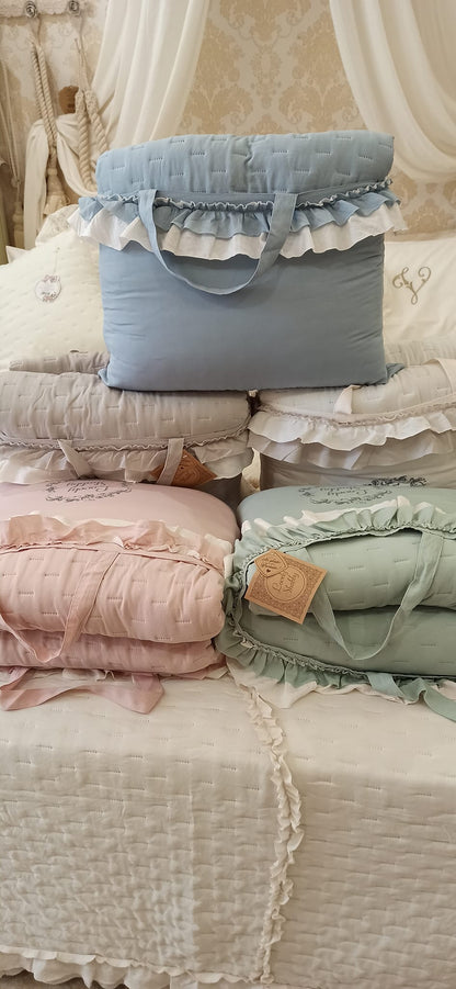 Boutis trapuntina piazza e mezza con gala shabby chic mezza stagione