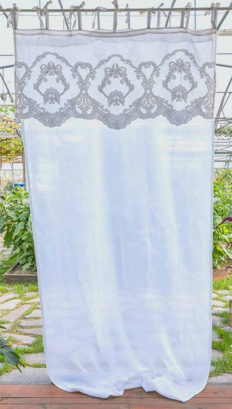 Tenda tendone L'Atelier17 serie Francesca misto lino 140x290 cm.