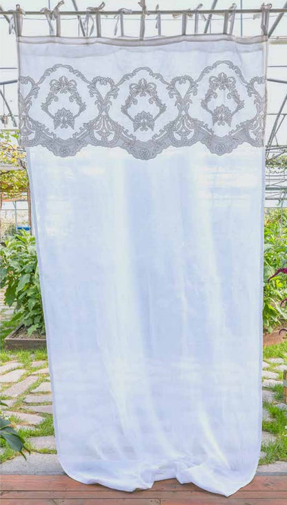 Tenda tendone L'Atelier17 serie Francesca misto lino 140x290 cm.