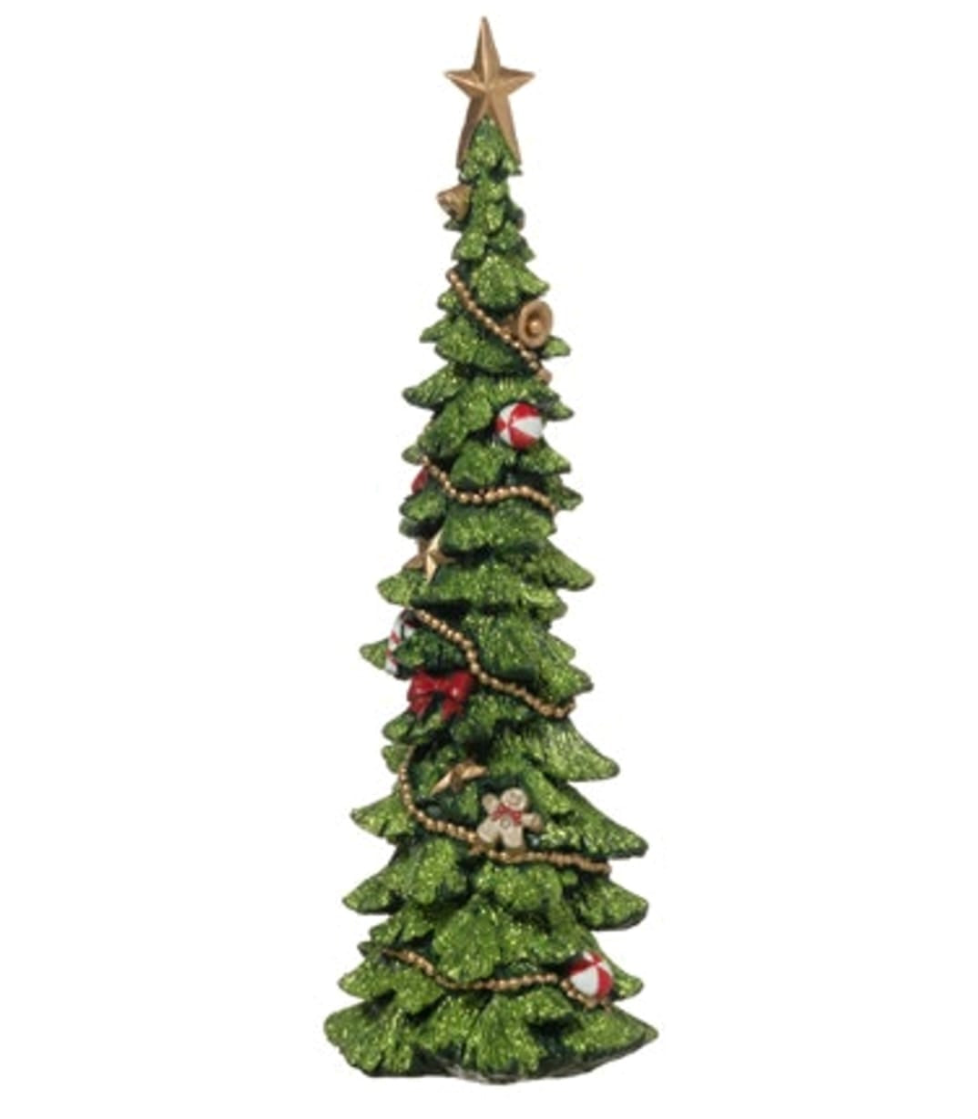 Albero di Natale in resina verde L'Arte di Nacchi