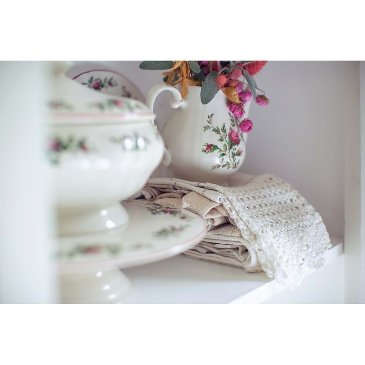 Set 3 canovacci cucina in cotone Blanc Mariclo'