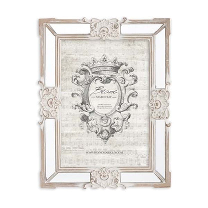 Porta foto con decori Blanc MariClò – Sentimento misura 18 X 2 X 24 cm