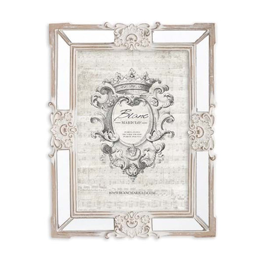 Porta foto con decori Blanc MariClò – Sentimento misura 18 X 2 X 24 cm
