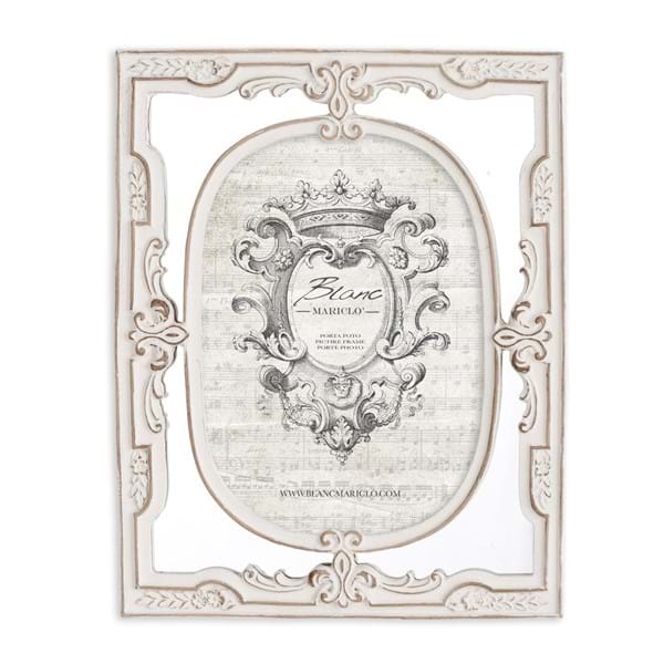 Porta foto con decori Blanc MariClò – Sentimento misura 19 X 1 X 24 cm