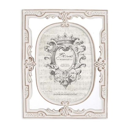 Porta foto con decori Blanc MariClò – Sentimento misura 19 X 1 X 24 cm