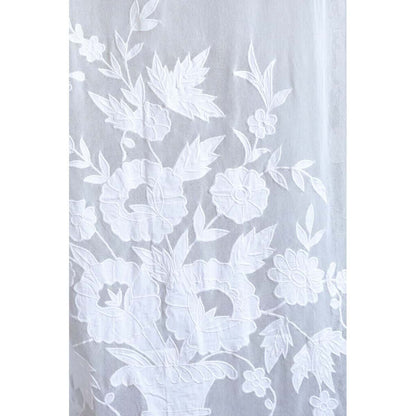 Tendone cotone e pizzo Blanc mariclo' serie Dentelle