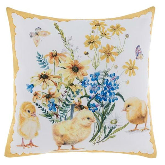 Cuscino pulcini Blanc Mariclo Sweet Chick Collection 45×45 cm