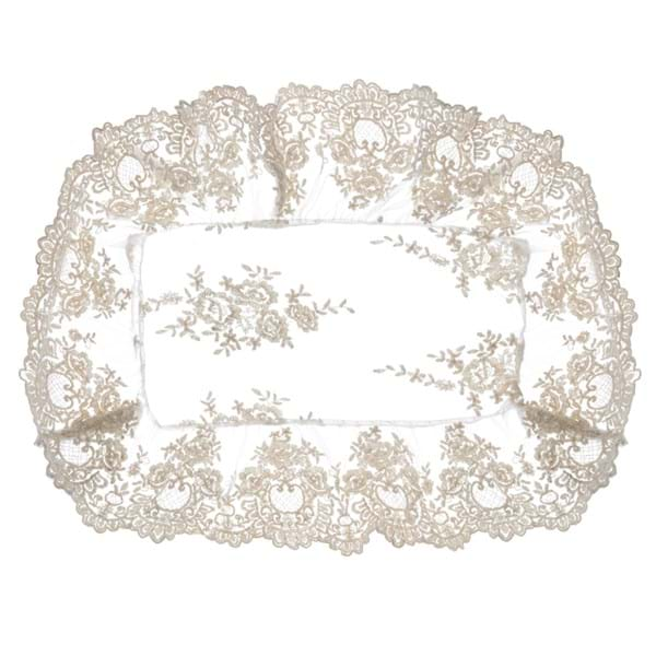 Tovaglietta in pizzo Blanc Mariclo' serie Dentelle 36x45cm.