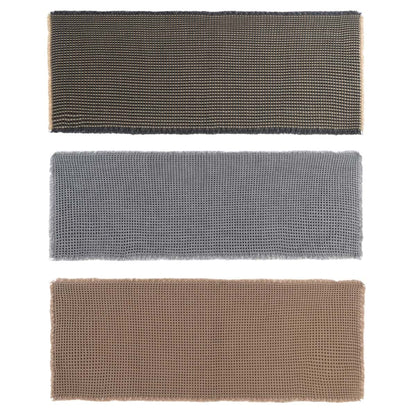 Tappeto waffle con antiscivolo Blanc Mariclo' 55x150cm.