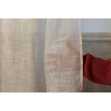 Carica l&#39;immagine nel visualizzatore di Gallery, Tenda tendone in poliestere effetto canapa Blanc Mariclo&#39;
