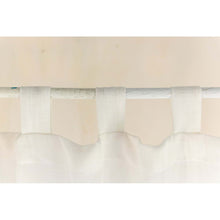 Carica l&#39;immagine nel visualizzatore di Gallery, Tenda tendone in poliestere effetto lino Blanc Mariclo&#39;
