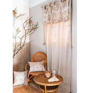 Mantovana fiocchi Blanc Mariclo' 50x150cm.