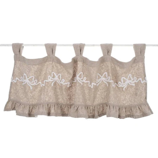 Mantovana fiocchi Blanc Mariclo' 50x150cm.