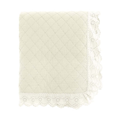 TRAPUNTA CON GALA IN PIZZO 200 GSM BLANC MARICLO'