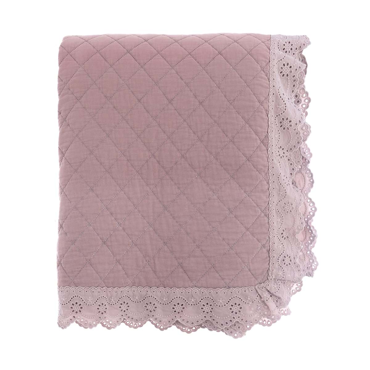 TRAPUNTA CON GALA IN PIZZO 200 GSM BLANC MARICLO'