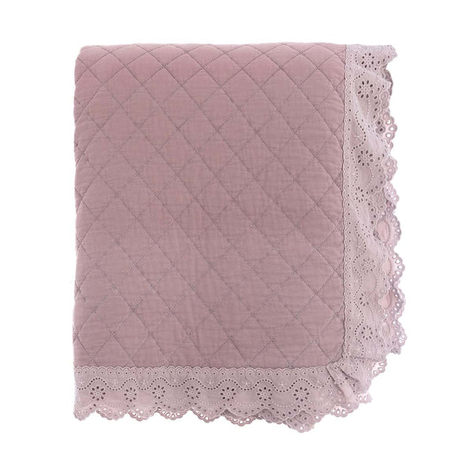 TRAPUNTA CON GALA IN PIZZO 200 GSM BLANC MARICLO'