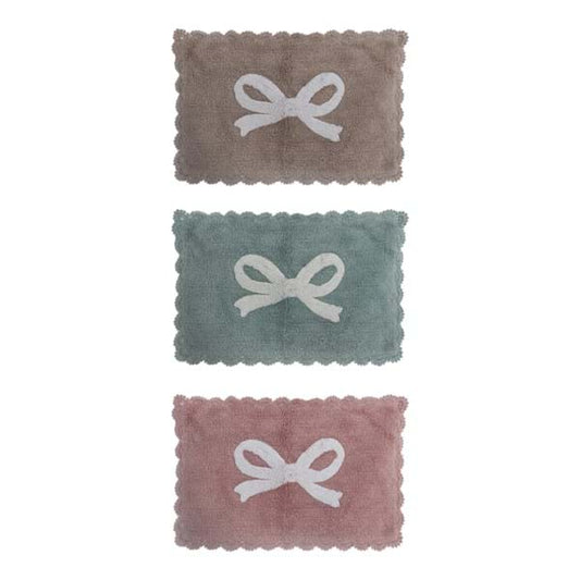 Tappeto Bagno in Cotone con Fiocco 50x80  Blanc Mariclò