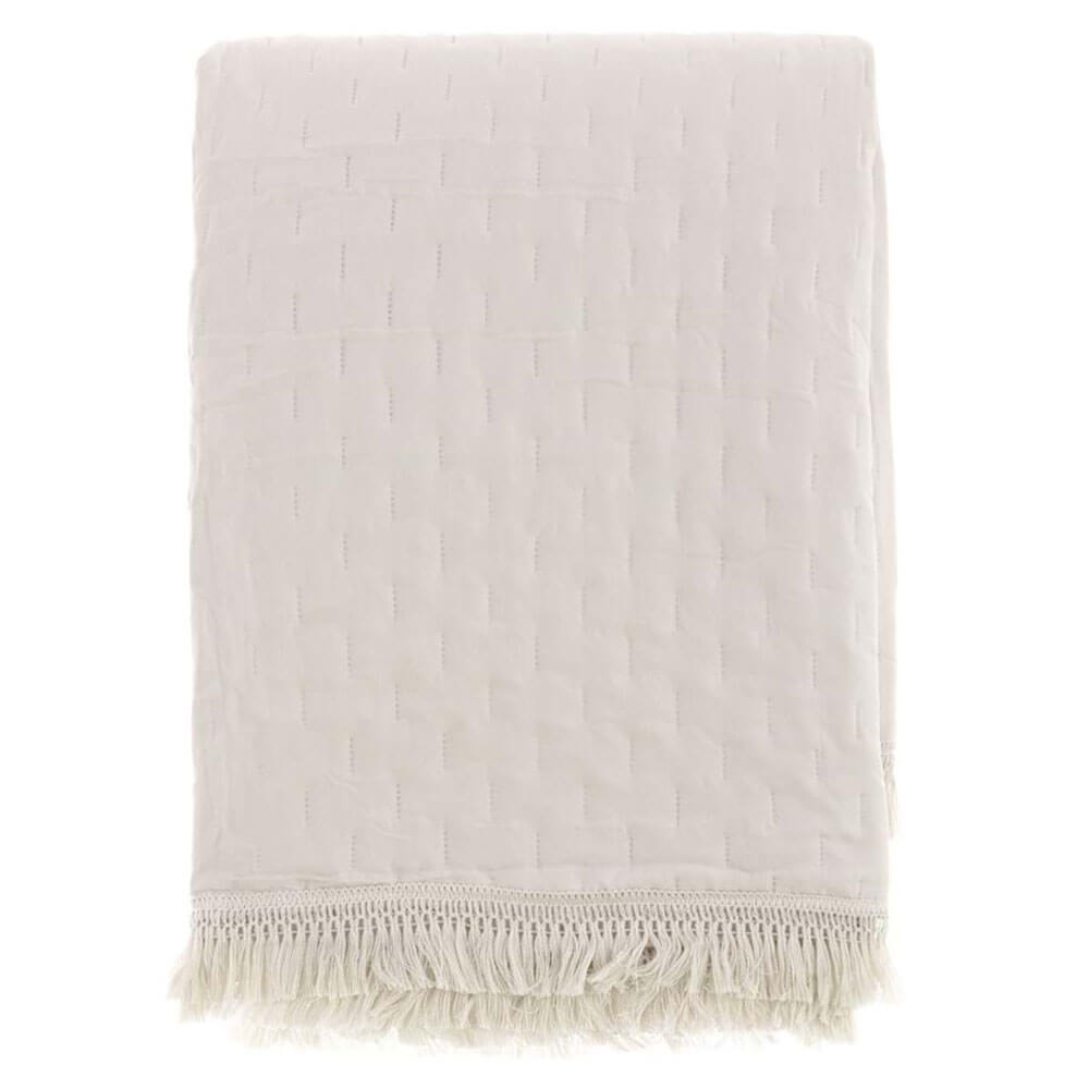 Trapuntina Blanc Mariclo' serie Petali Uniti matrimoniale Beige