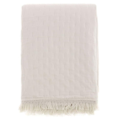 Trapuntina Blanc Mariclo' serie Petali Uniti matrimoniale Beige