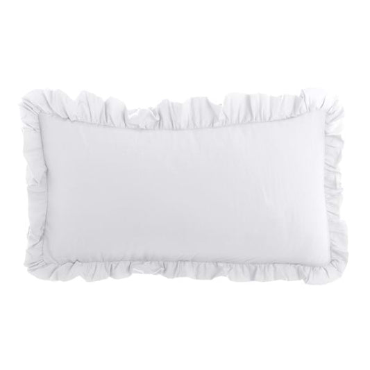 Blanc Mariclo coppia copriguanciali con gala serie Acquarello colore bianco