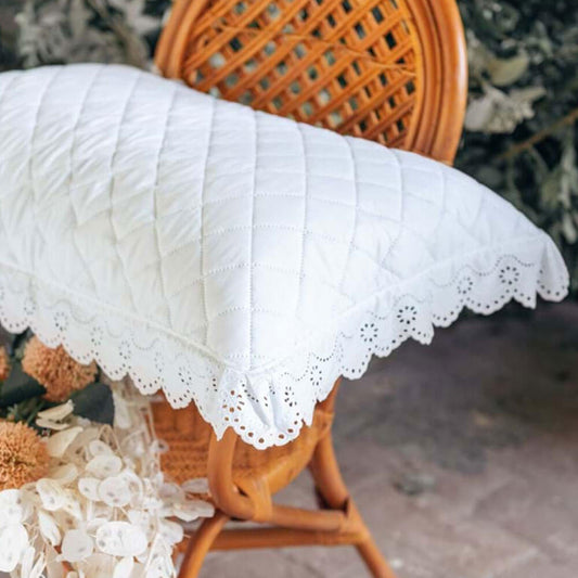 Blanc MariClo’ trapuntina matrimoniale 260×260 Estate di Sangallo + 2 federe