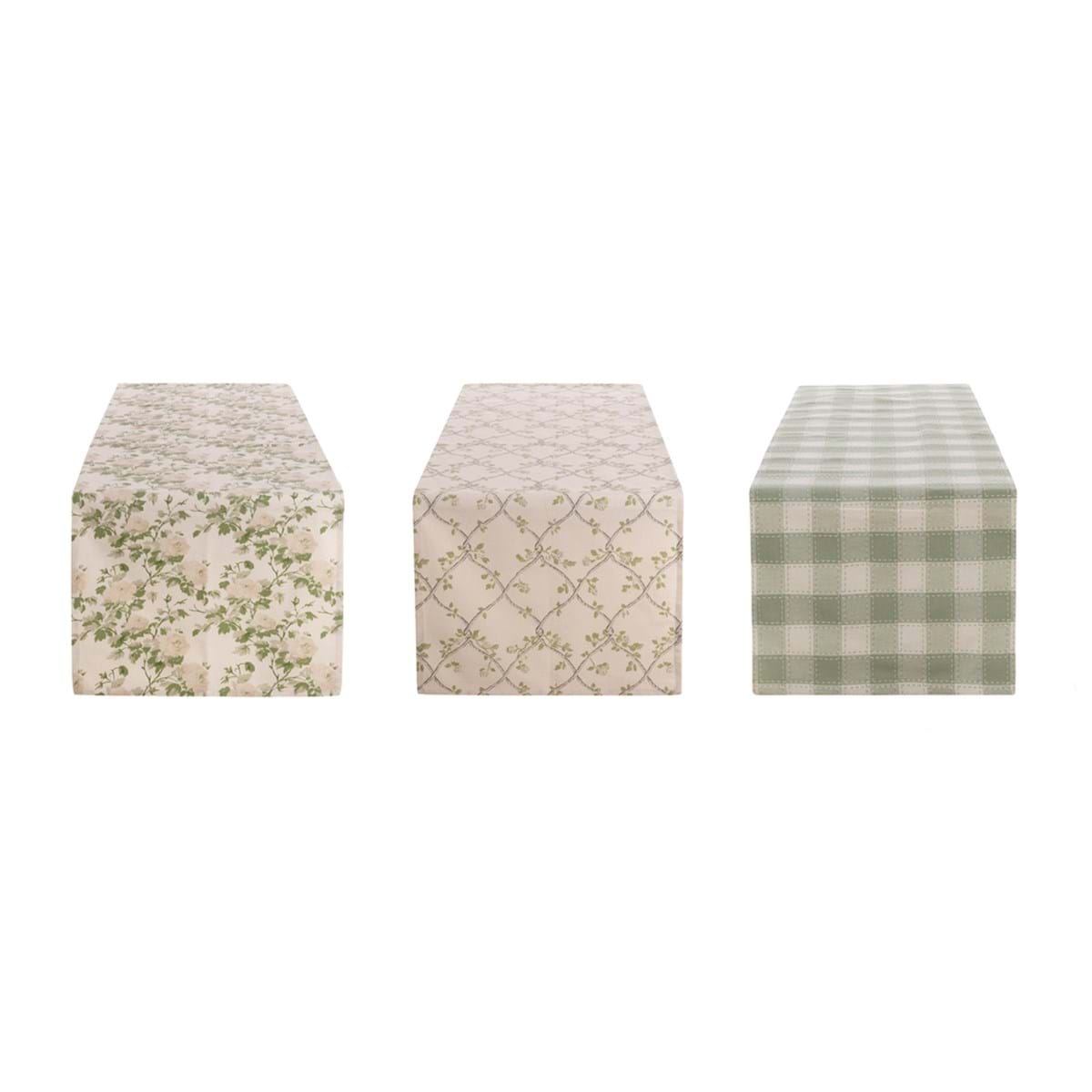 Blanc Mariclo runner / striscia centrotavola serie Rami d'Amore
