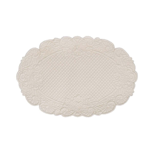 Tovaglietta ovale Blanc Mariclo'