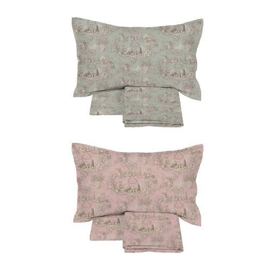 Completo letto matrimoniale Blanc Mariclo' serie Toile du Borgo