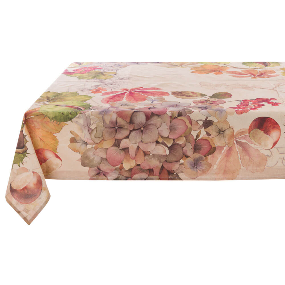 Tovaglia Autunnale Blanc Mariclo' serie  Promenade 160×280cm