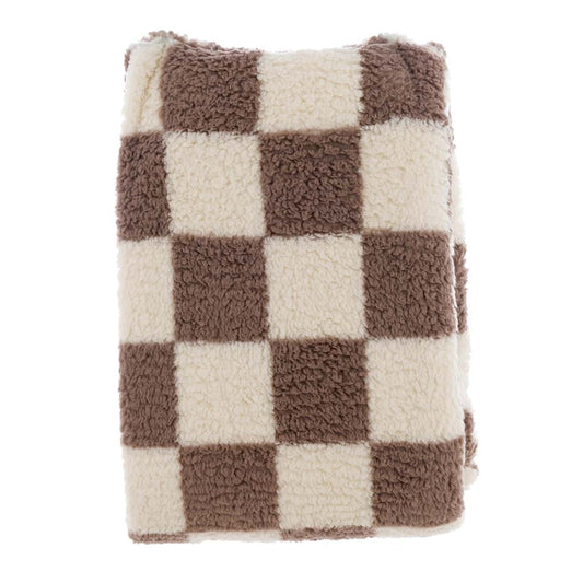 Plaid sherpa 140x170cm. Blanc Mariclo'