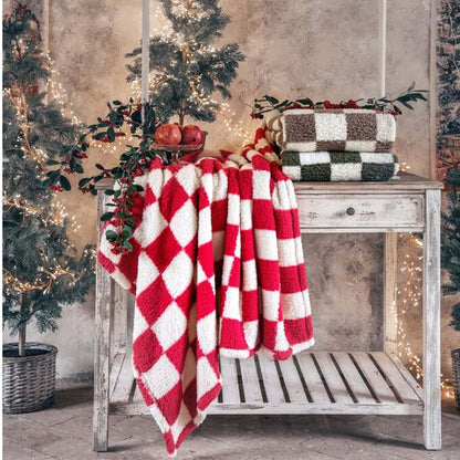 Plaid sherpa 140x170cm. Blanc Mariclo'